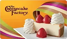 The Cheesecake Factory Gift Card Reward