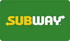 Subway Gift Card Reward